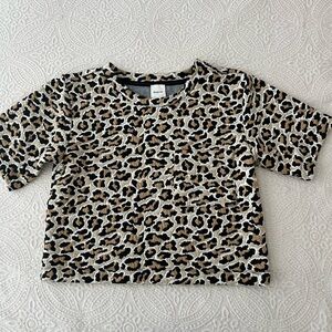 Maeve Kids Leopard Print Short Sleeve Tee